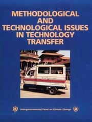 Methodological and technological issues in technology transfer by Bert Metz