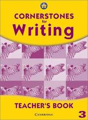 Cover of: Cornerstones for Writing Year 3 Teacher's Book (Cornerstones)