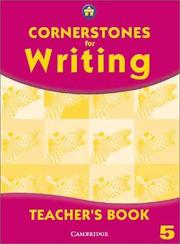 Cover of: Cornerstones for Writing Year 5 Teacher's Book (Cornerstones)