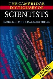 Cover of: The Cambridge dictionary of scientists by David Millar ... [et al.].
