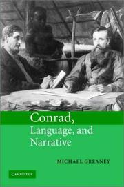 Cover of: Conrad, language, and narrative