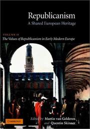 Cover of: Republicanism: A Shared European Heritage