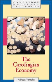 Cover of: The Carolingian Economy (Cambridge Medieval Textbooks)