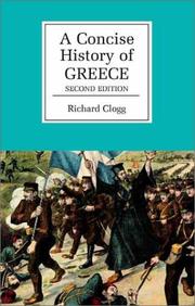 Cover of: A Concise History of Greece by Richard Clogg