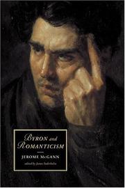 Cover of: Byron and romanticism by Jerome J. McGann