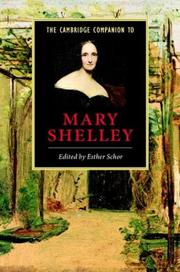 Cover of: The Cambridge companion to Mary Shelley
