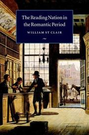 Cover of: The reading nation in the Romantic period