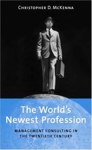 Cover of: The World's Newest Profession by Christopher D. McKenna