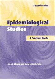 Cover of: Epidemiological Studies by Alan J. Silman, Gary J. Macfarlane