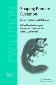 Cover of: Shaping Primate Evolution by 