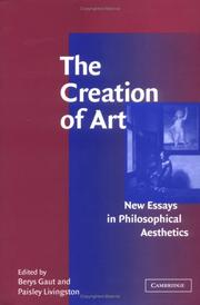 Cover of: The Creation of Art by 