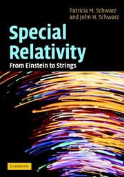 Cover of: Special Relativity: From Einstein to Strings