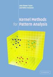 Cover of: Kernel Methods for Pattern Analysis