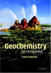 Cover of: Geochemistry by Francis Albarède