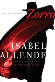 Cover of: Zorro SPA by Isabel Allende, Isabel Allende