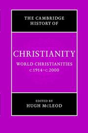 Cover of: Cambridge History of Christianity