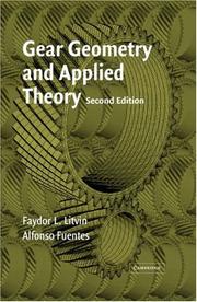 Cover of: Gear Geometry and Applied Theory