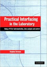 Cover of: Practical interfacing in the laboratory: using a pc for instrumentation, data analysis, and control