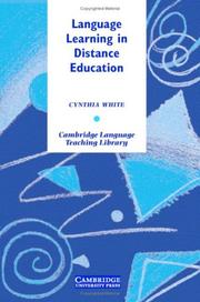 Cover of: Language Learning in Distance Education (Cambridge Language Teaching Library)