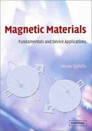 Cover of: Magnetic Materials: Fundamentals and Device Applications