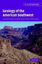 Cover of: Geology of the American Southwest by W. Scott Baldridge