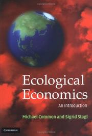 Cover of: Ecological economics: an introduction to the study of sustainability