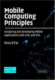 Cover of: Mobile Computing Principles by Reza B'Far