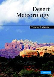 Cover of: Desert meteorology by Thomas T. Warner