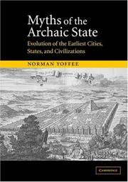 Cover of: Myths of the Archaic State by Norman Yoffee, Norman Yoffee