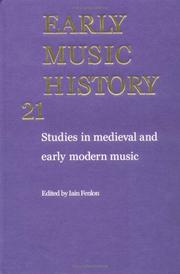 Early Music History by Iain Fenlon