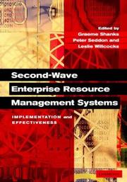 Cover of: Second wave enterprise resource planning systems: implementing for effectiveness