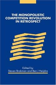 Cover of: The monopolistic competition revolution in retrospect