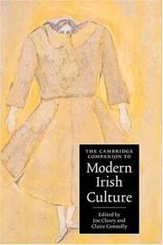 Cover of: The Cambridge companion to modern Irish culture