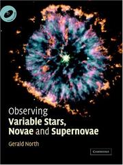 Cover of: Observing Variable Stars, Novae, and Supernovae