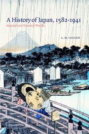 Cover of: A History of Japan, 15821941 by Cullen, L. M.