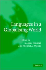 Cover of: Languages in a globalising world by editors Jacques Maurais and Michael A. Morris.