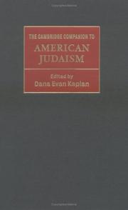 Cover of: The Cambridge Companion to American Judaism (Cambridge Companions to Religion)