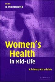 Cover of: Women's Health in Mid-Life by Jo Ann Rosenfeld
