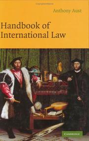 Cover of: Handbook of international law by Anthony Aust