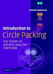 Cover of: Introduction to Circle Packing by Kenneth Stephenson