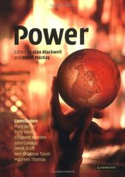 Cover of: Power (Darwin College Lectures) by 