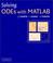 Cover of: Solving ODEs with MATLAB