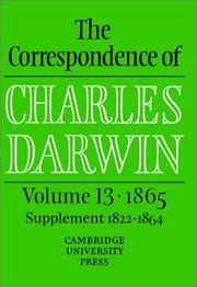 Cover of: The Correspondence of Charles Darwin | Charles Darwin