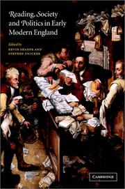 Cover of: Reading, society, and politics in early modern England