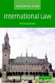 International Law by Malcolm N. Shaw