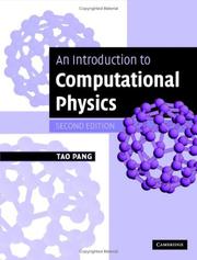 Cover of: An Introduction to Computational Physics by Tao Pang