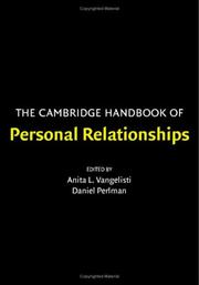 Cover of: The Cambridge handbook of personal relationships