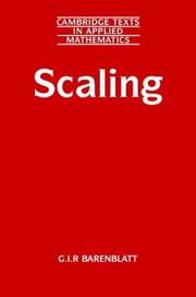 Cover of: Scaling