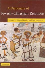 Cover of: A dictionary of Jewish-Christian relations