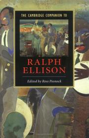 Cover of: The Cambridge Companion to Ralph Ellison (Cambridge Companions to Literature)